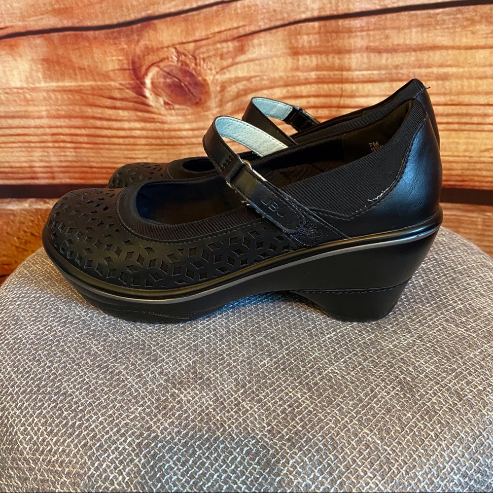 JBU by Jambu Black Mary Jane Wedge